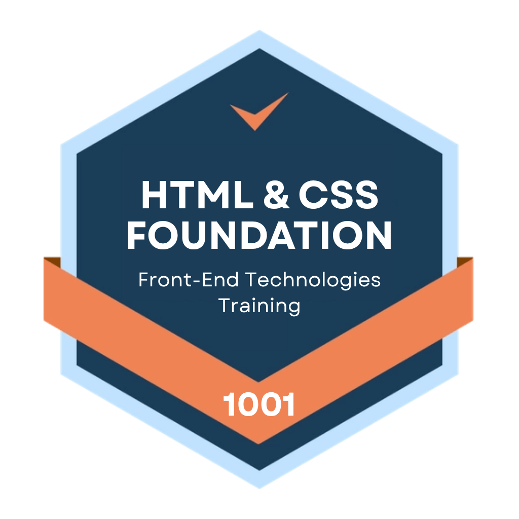 HTML & CSS Foundation badge image
