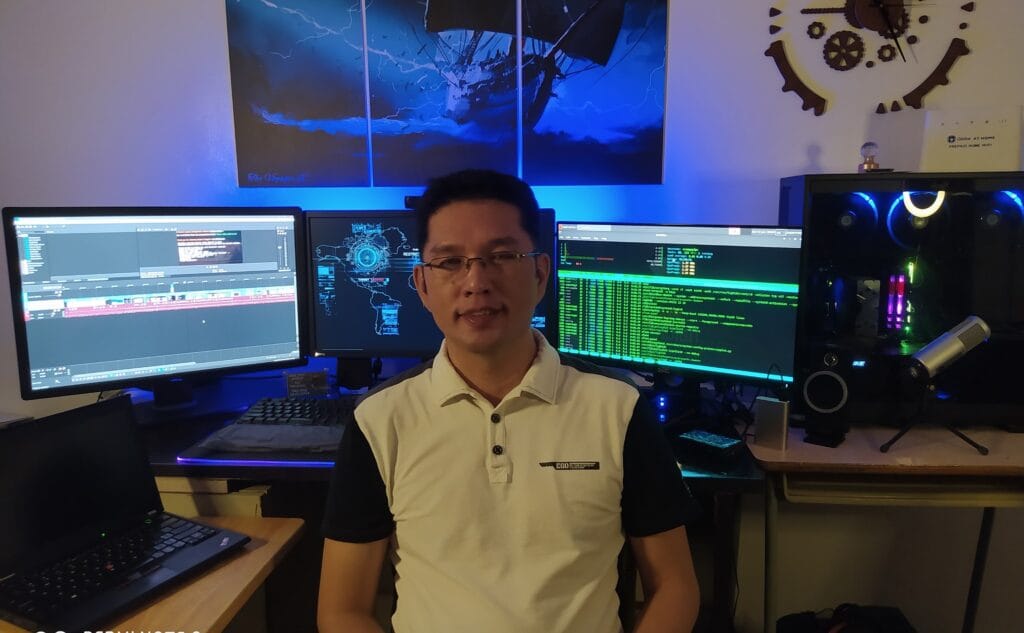 michael tan 3 monitors